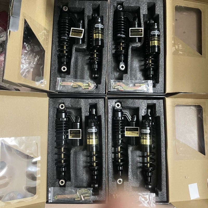 Phuộc nitron bình dầu gắn xe dream cafe wave chaly cub axelo elegant