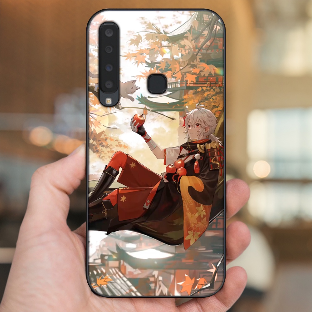 Ốp lưng Samsung A9 2018 viền đen in hình Kazuha Genshin Impact