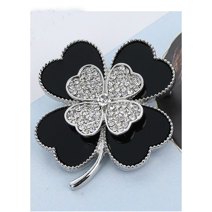 Cài áo thời trang cỏ 4 lá sang trọng GC34