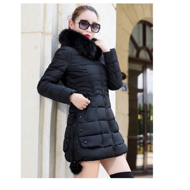 Áo Phao Lông Vũ Dáng Dài Siêu Nhẹ - Áo Gió Nữ 3 Lớp Tôn Dáng Siêu Sang | BigBuy360 - bigbuy360.vn