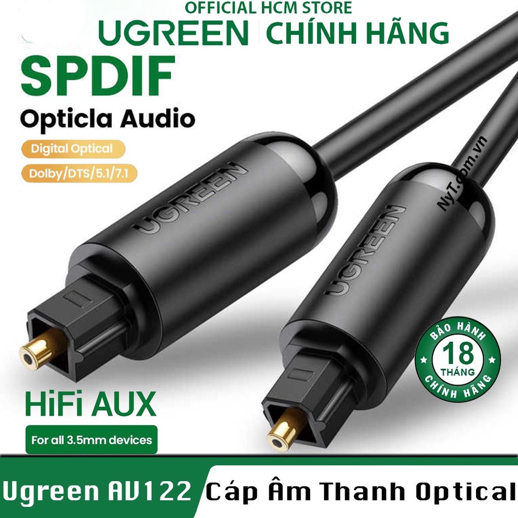 Cáp Optical Âm Thanh Cao Cấp Ugreen AV122 - BH 18T Chính Hãng