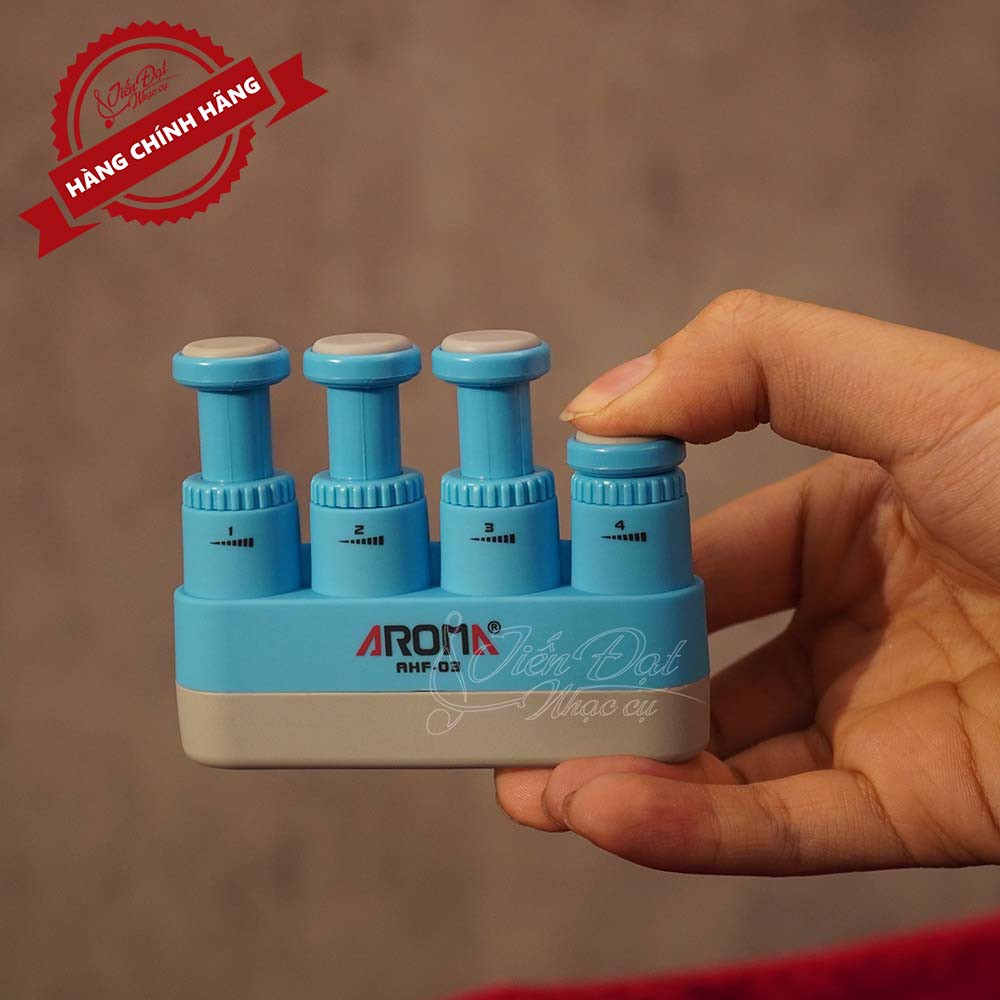 Dụng Cụ Luyện Ngón Tay AROMA AHF-03, AHF- 05 Hỗ Trợ Kỹ Thuật Piano, Guitar, Pass, Kèn (Tặng Kèm Hộp Pick)