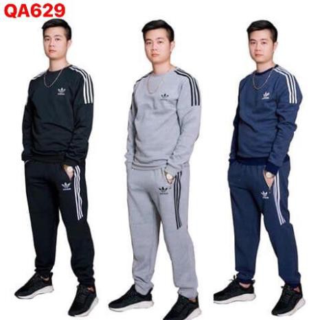 Bộ nỉ thể thao adidas nam 2019 ་