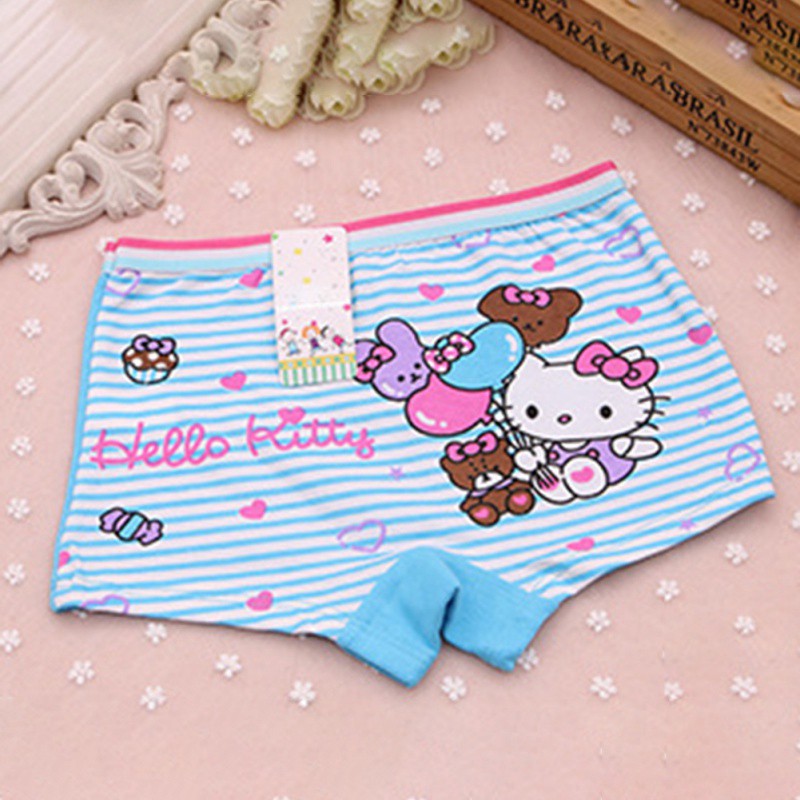 Set 4 Quần Lót Cotton Thoáng Khí Cho Bé Gái