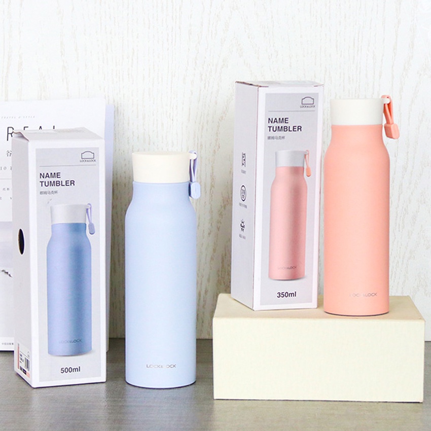 Bình Giữ Nhiệt Lock&Lock Name Tumbler LHC4125PIK 500ml Màu Hồng