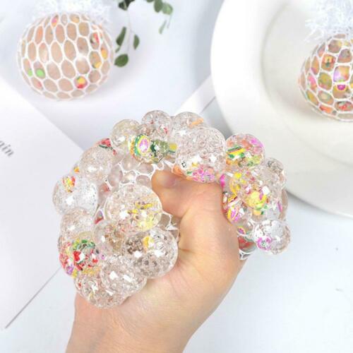 Non-toxic Stress Relief Toy Đồ chơi nắn bóp dạng lưới hình chùm nho giảm căng thẳng tiện lợi