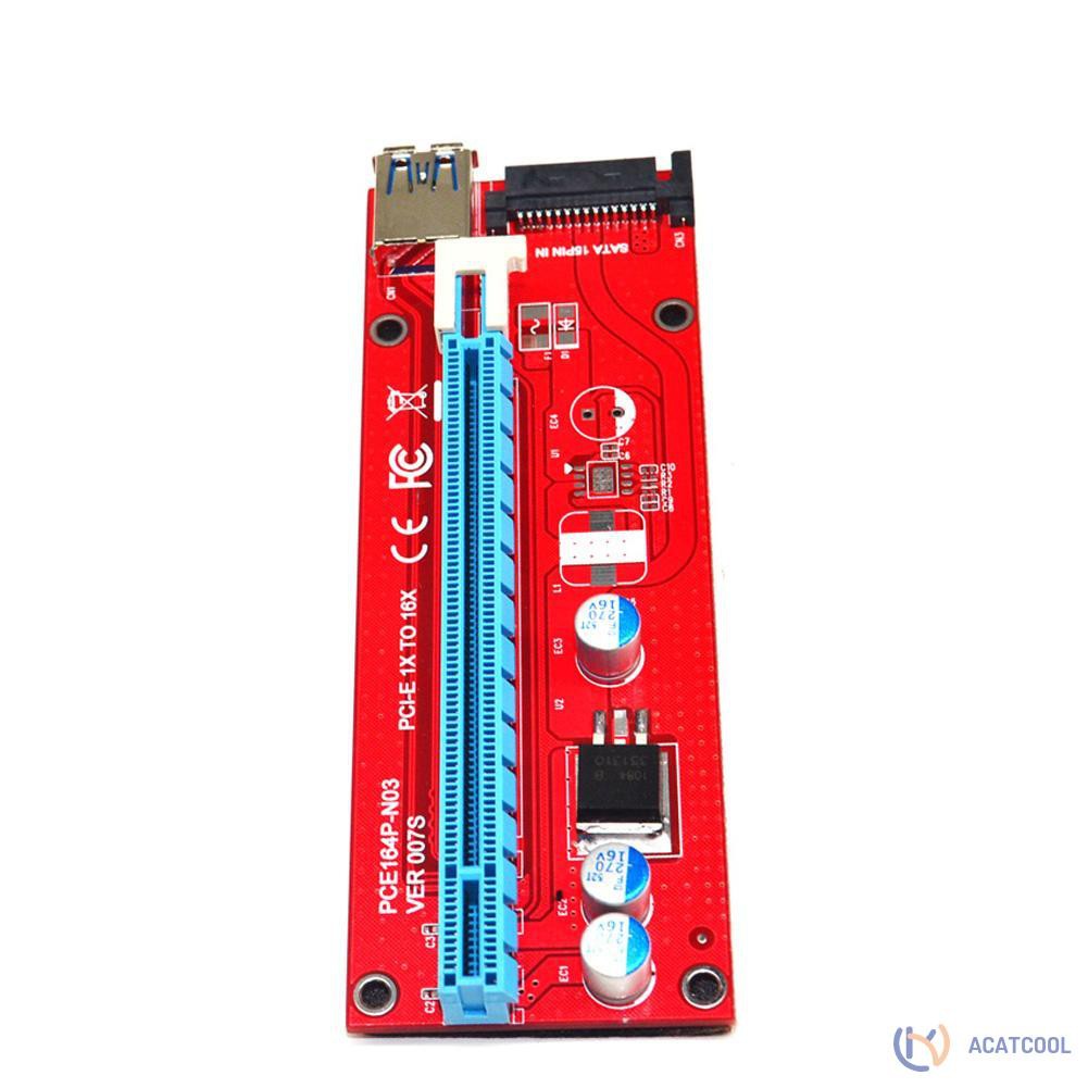 Card Mở Rộng Usb 3.0 164p Pci-E Express 1x Sang 16x 6pin Sata Mini | BigBuy360 - bigbuy360.vn