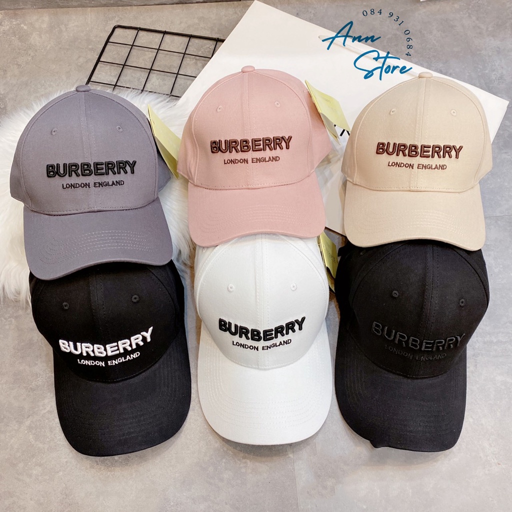 Mũ lưỡi trai BURBERRY siêu hot, mẫu mới nhất 2022, bảng màu trẻ trung, hàng Quảng Châu full tag