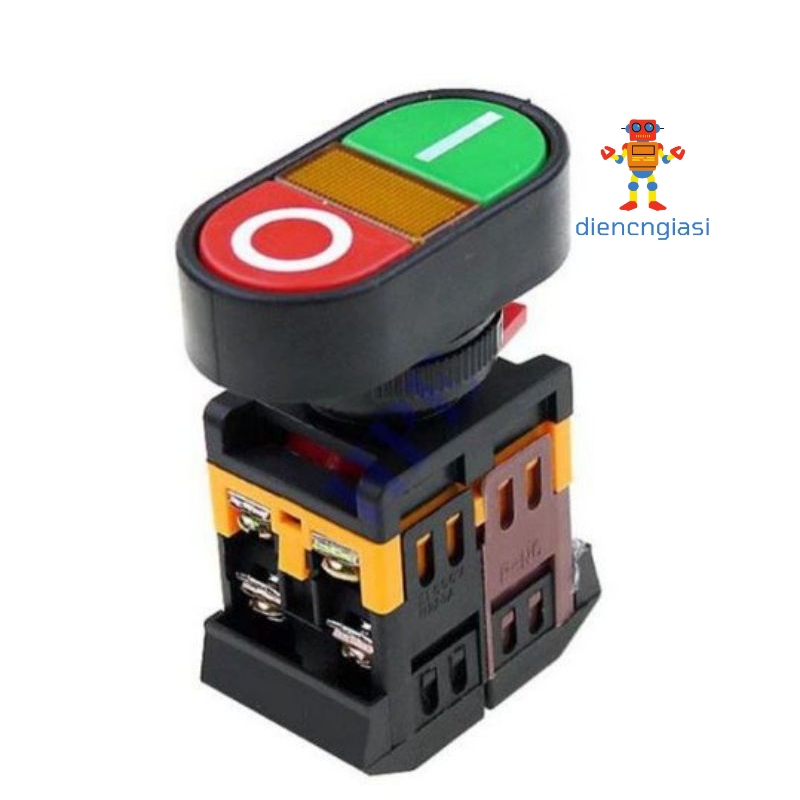 Nút nhấn ON-OFF phi 22 có đèn 220v