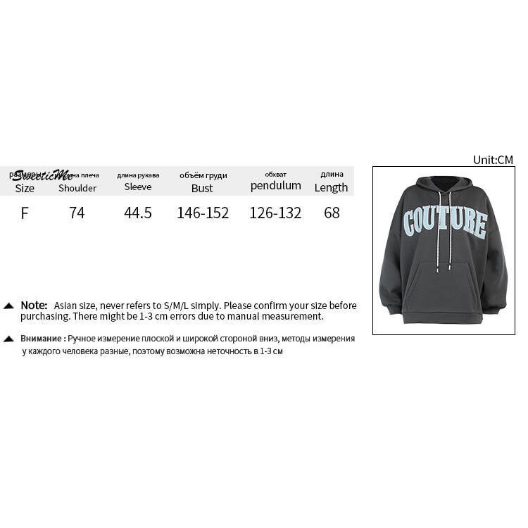 Áo sweater dài tay in họa tiết chữ thời trang 2021 trẻ trung thời trang cho nữ | BigBuy360 - bigbuy360.vn