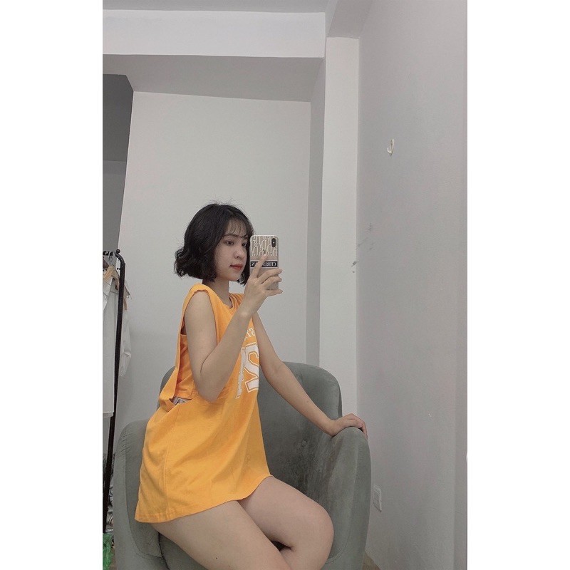 áo tanktop kèm quây số 24