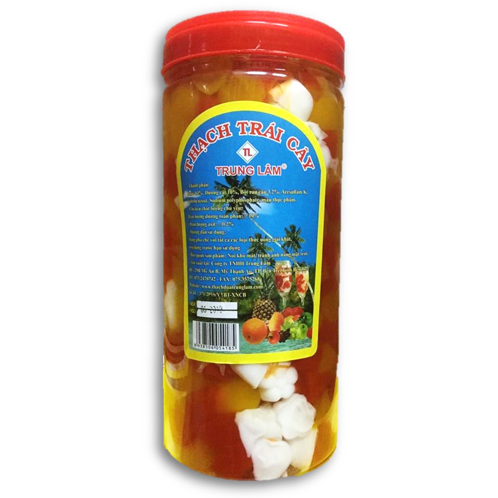 Thạch Trái Cây Hình Tim Sao 2,5kg