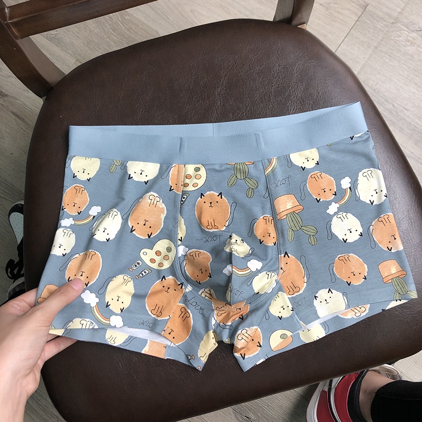 Quần Lót Nam Thần Sấm Chính Hãng Modal Cao Cấp Hình Mèo Ngoan _HOMEO_MEO