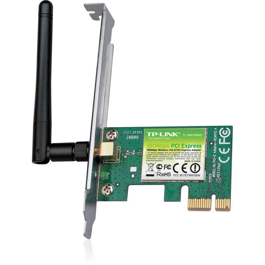 Bộ chuyển đổi không dây PCI Express tốc độ 150Mbps TP-Link TL-WN781ND - Hàng Chính Hãng