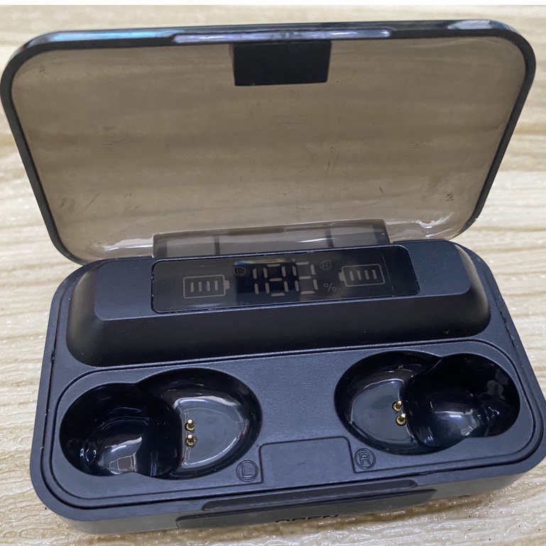 hộp sạc Tai nghe Bluetooth không dây có đèn led- Kiêm pin sạc dự phòng