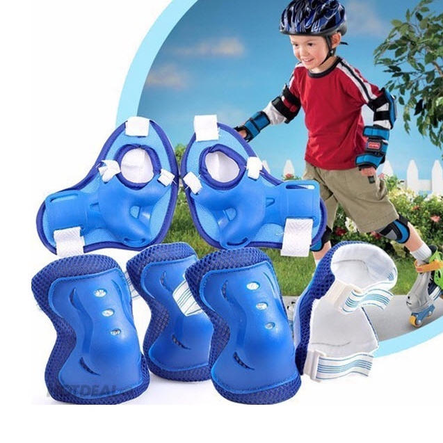 Đồ Bảo Hộ Tay Chân, Bộ Bảo Vệ Tay, Chân, Đầu Gối Cao Cấp Thể Thao Cho Trẻ Em