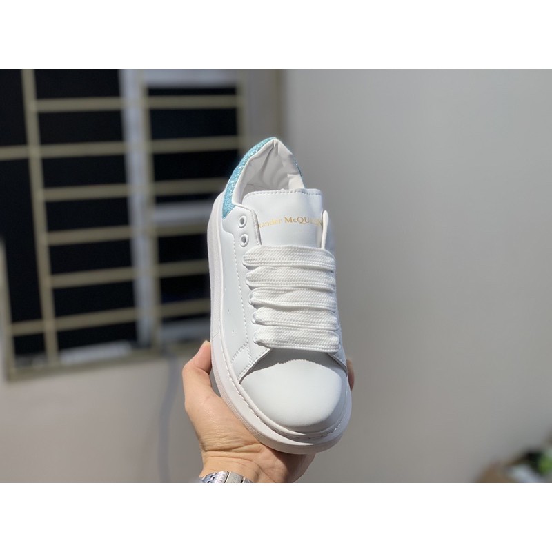 Giày thể thao/Sneaker Mc Queen nhũ xanh (Full box)