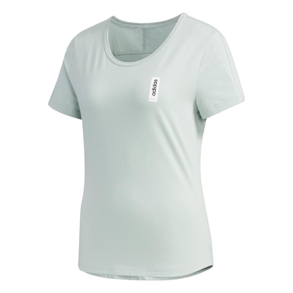 Áo Tee adidas Nữ Áo Phông Brilliant Basics Màu xanh lá FM6201