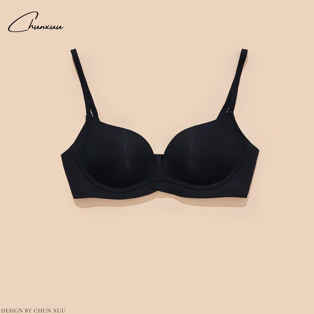 Áo lót nữ đệm mỏng không gọng vải su lạnh co dãn mềm mại nâng ngực Chun - AV59