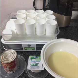 Máy làm sữa chua hương vị truyền thống- Tặng 12 cốc đựng