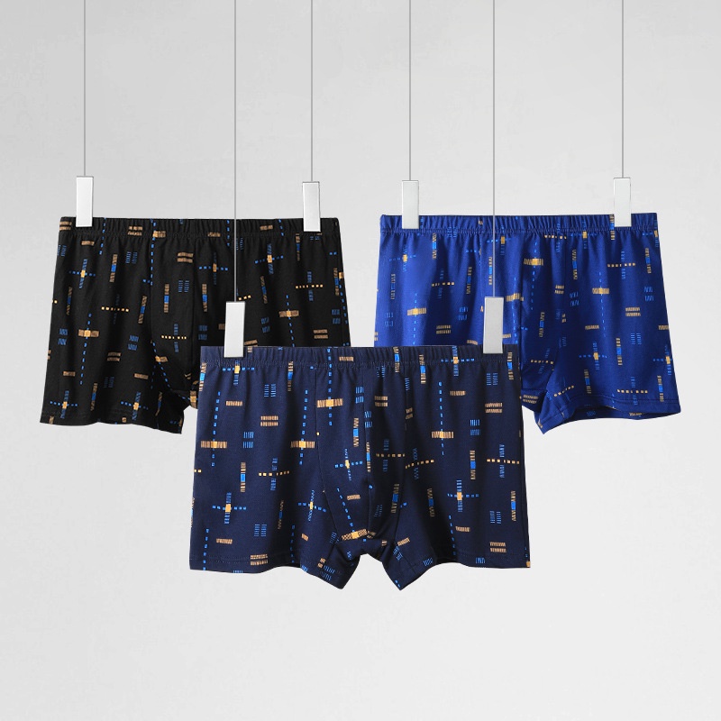 Quần Lót Boxer Thể Thao Cotton Nguyên Chất Cỡ Lớn Thoáng Khí Thời Trang Cho Nam 299
