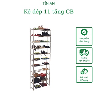 Kệ Inox để giày dép lắp ráp Siêu bền 11 Tầng CB,