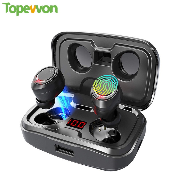 Topewon Wireless Bluetooth 5.0 Headphone Game TWS Sports Stereo
