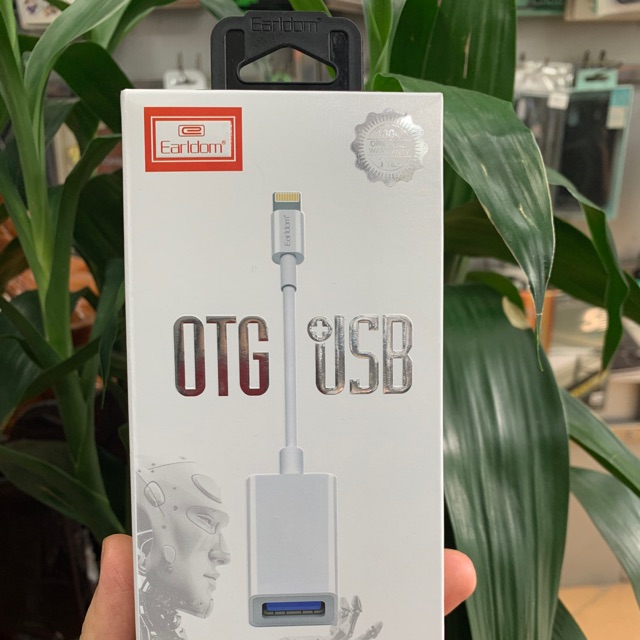 Jack chuyển đổi Lightning sang OTG + USB ( Hành chunhs hãng Earldom)