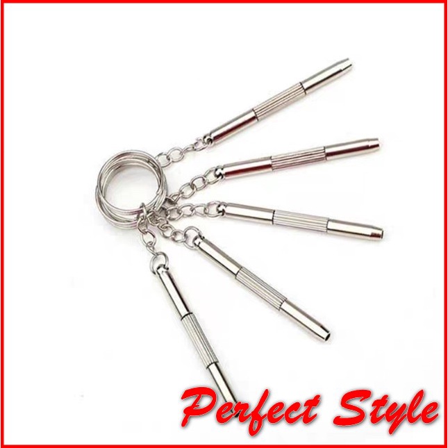 Móc khóa Tô vít mini 2 đầu kiêm móc khóa (vặn kính, đồng hồ, điện thoại...)