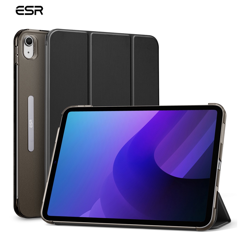 ESR Ốp Máy Tính Bảng Gập Làm Ba Phần Có Giá Đỡ Trọng Lượng Nhẹ Tự Động Thức Ngủ Bút Chì 2 Sạc Không Dây iPad 10 Inch 2022
