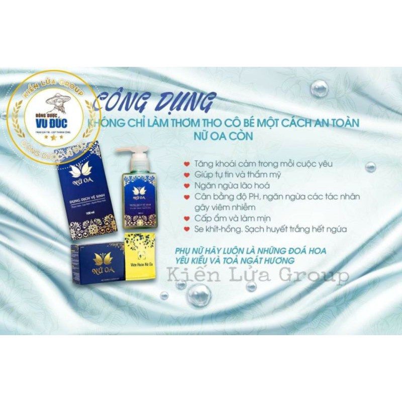 Dung Dịch Vệ Sinh NỮ OA The Mát Không Bọt Giúp Khô Thoáng Cả ngày (110ml)