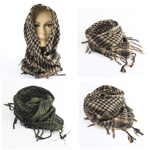 Khăn Choàng Cổ In Chữ Shemagh KeffIyeh