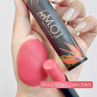 Son thỏi Love MOI Tropical Edition-hồng cam đào No.2