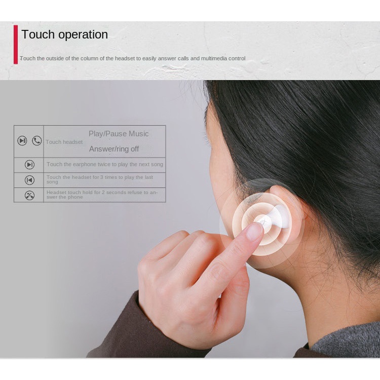 HYPERX Tai Nghe Nhét Trong Không Dây Bluetooth 5.1 Chống Tiếng Ồn Chất Lượng Cao