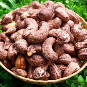 500g Hạt Điều - Nguyên hạt - Rang muối - Còn vỏ lụa - loại 1