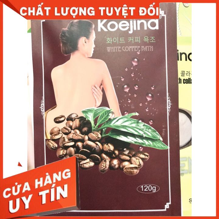 tắm trắng bịch koejina hàn quốc 120g đủ loại -làm trắng mịn màng sau 30phut -ít châm trích