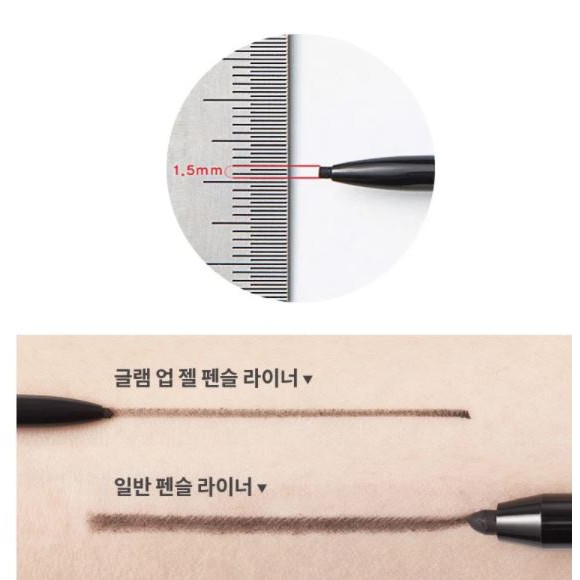 Chì Kẻ Mắt Siêu Mảnh, Sắc Nét, Lâu Trôi Self Beauty Editors Pick Glam Up Gel Pencil Liner 0.05g