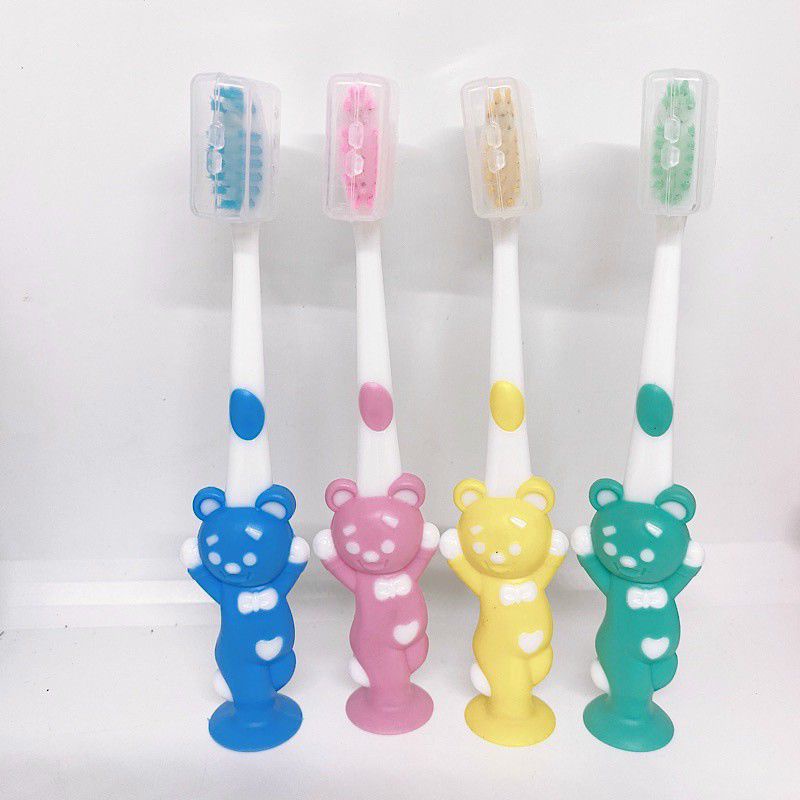 Set 4 chiếc Bàn chải đánh răng trẻ em -Hình thú ngộ nghĩnh