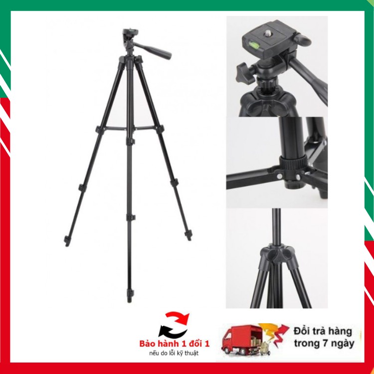 🚀Combo 🚀Giá Đỡ Điện Thoại 3 Chân  🚀 Tripod 3120A-3110A Kèm Kẹp Điện Thoại 3 Chân-Điều Khiển Remote Bảo Hành 6 Tháng