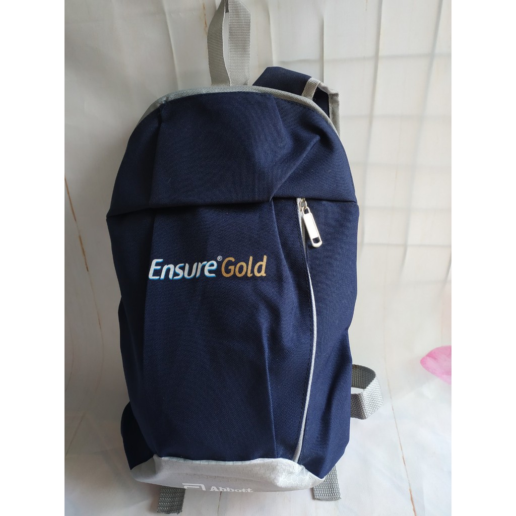 Balo Ensure 2 Ngăn MÀU XANH ĐEN Thể Tích 10 Lít