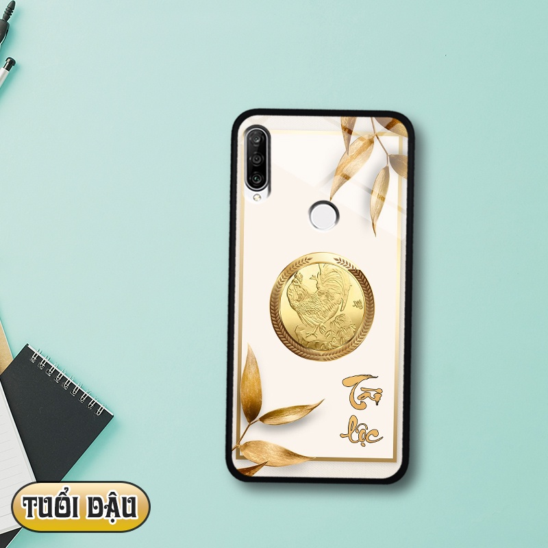 Ốp lưng con giáp cho Huawei P30 LITE - Lưng kính cường lực