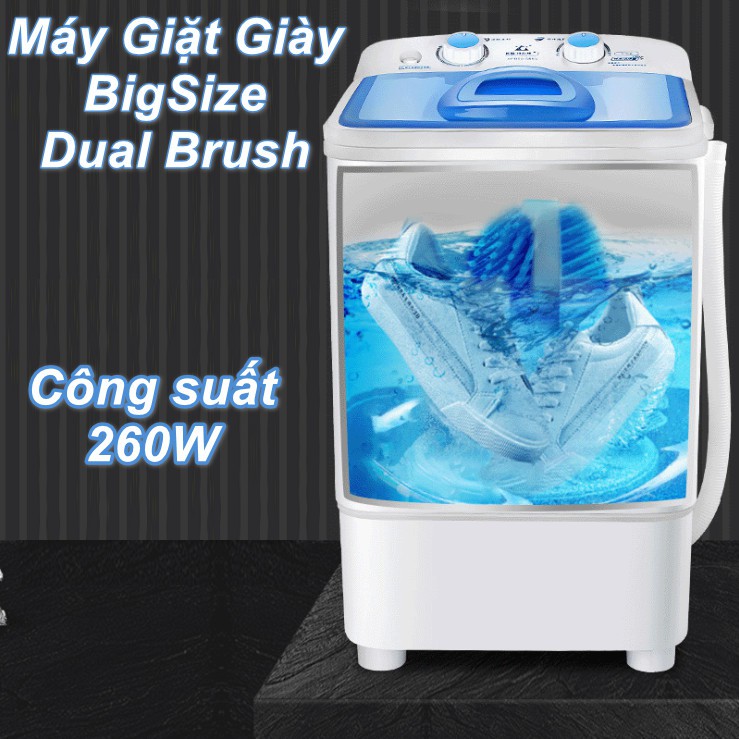 Máy giặt giày mini Dual Brush 260W ( 3 - 5 đôi ) - Home and Garden