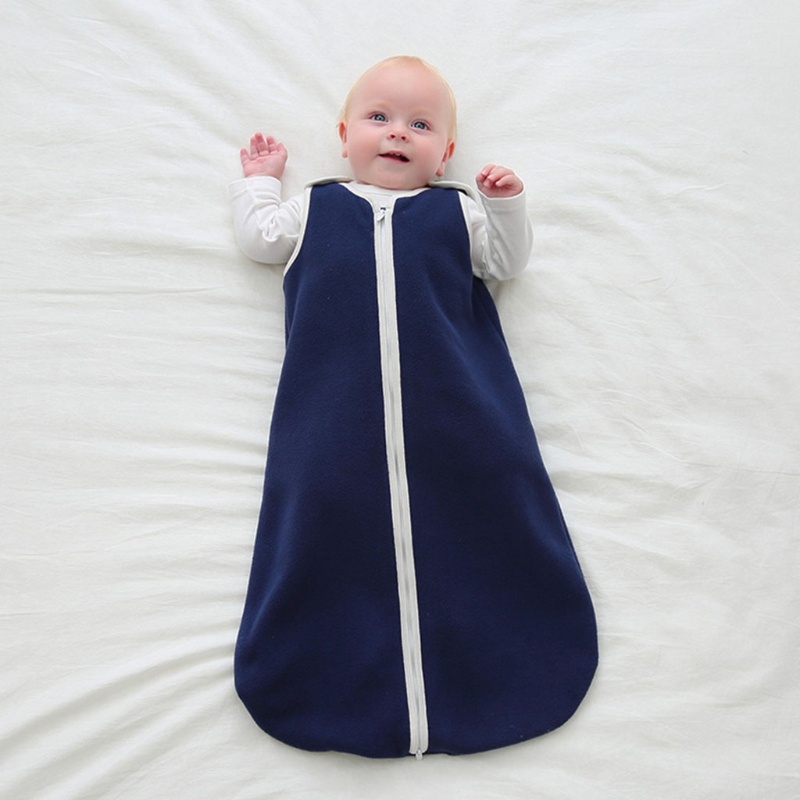 Chăn Quấn Em Bé Bằng Cotton Có Khóa Kéo Tiện Dụng