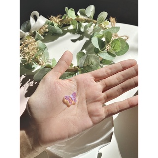 hạt butterfly trắng dạ 6mm