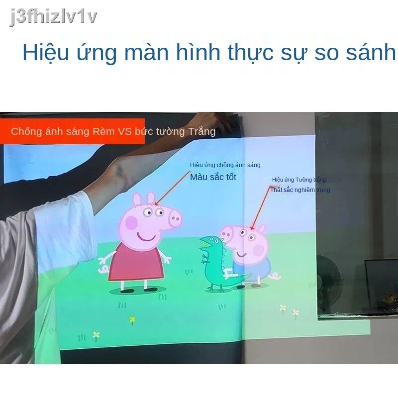 [Mới nhất ]Màn hình tăng độ lợi ban ngày 4K HD kim loại chống ánh sáng mềm Khung ảnh Đường viền Trang chủ máy chiếu 3D T