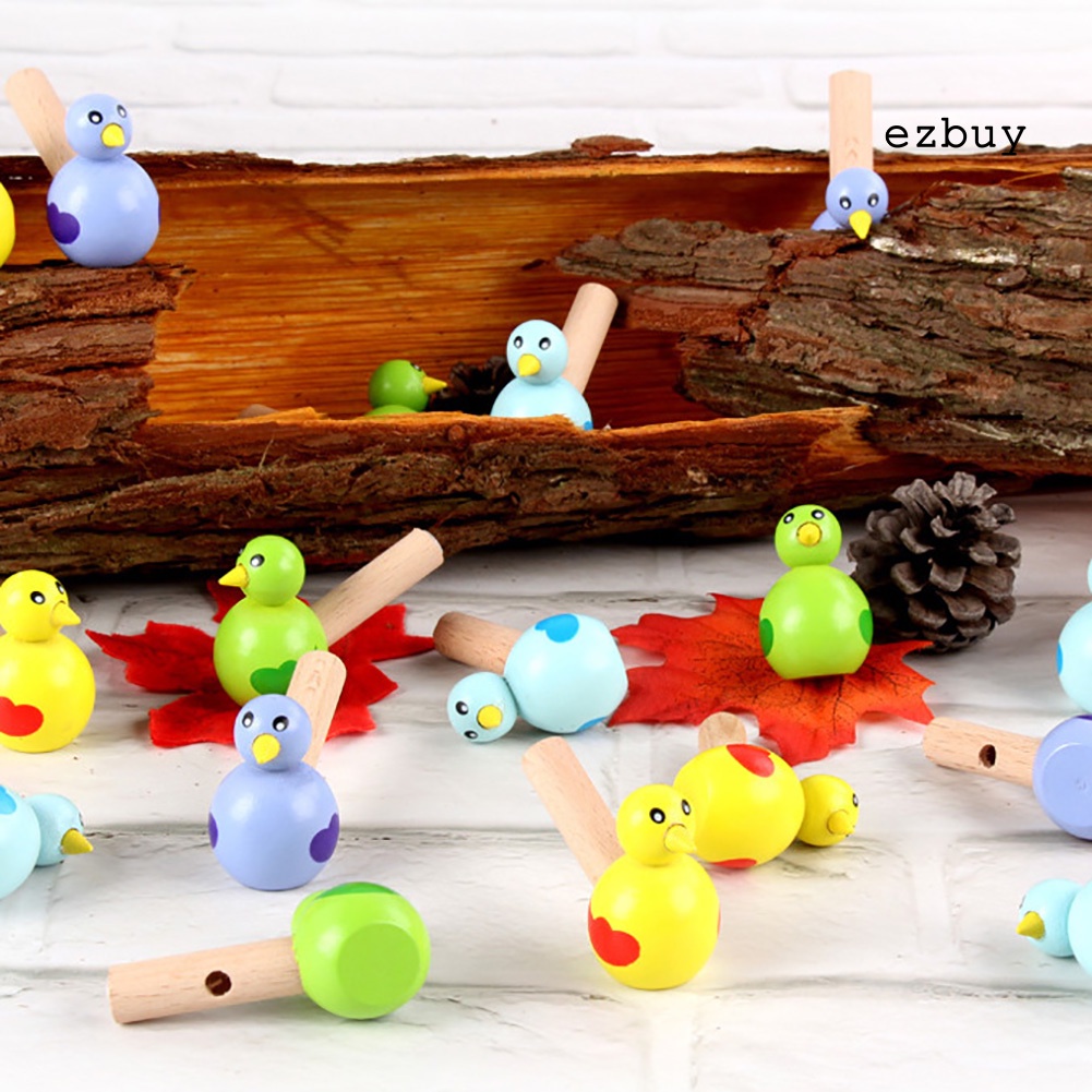 Còi đồ chơi hình chú chim nhiều màu sắc cho bé