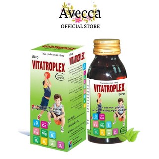 Siro Bổ Sung Vitamin và Khoáng Chất Giảm Còi Xương,Biếng Ăn,Suy Dinh Dưỡng Cho Trẻ Em Vitatroplex 100ml