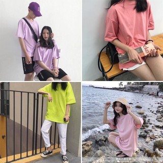 Áo thun tay lỡ form rộng unisex Be Yourself - trơn basic