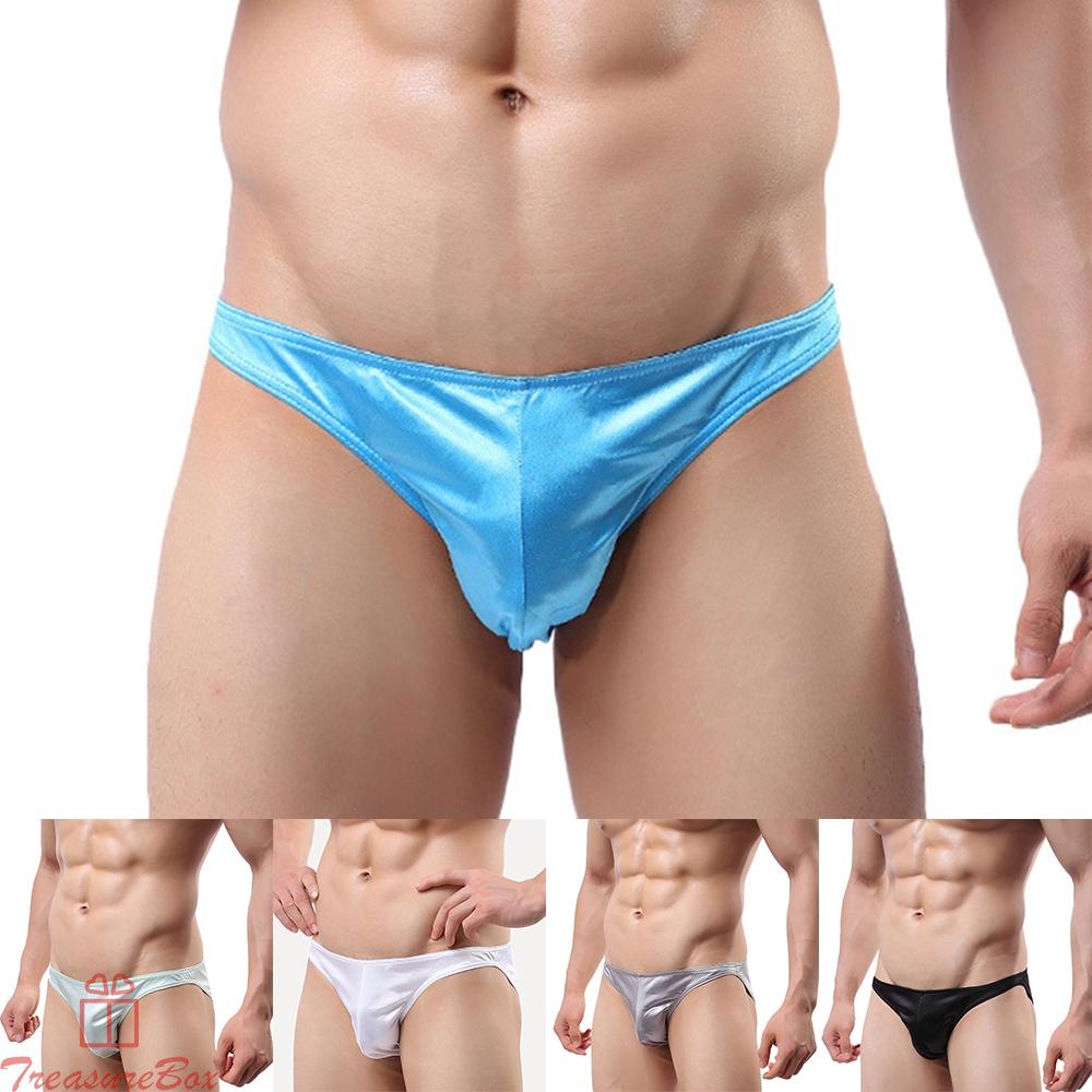 Men Underwear G-string Low Waist L~2XL Mens Nylon Pouch Sexy Size L-2XL Soft