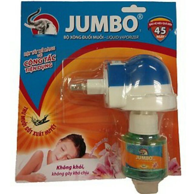 Bộ Xông đuổi muỗi Jumbo Vape